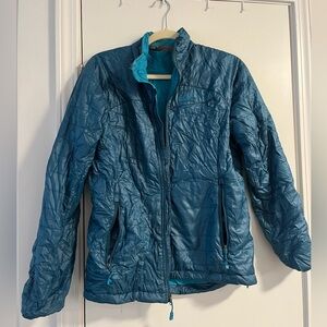REI Blue Slim Puffer Jacket Medium
